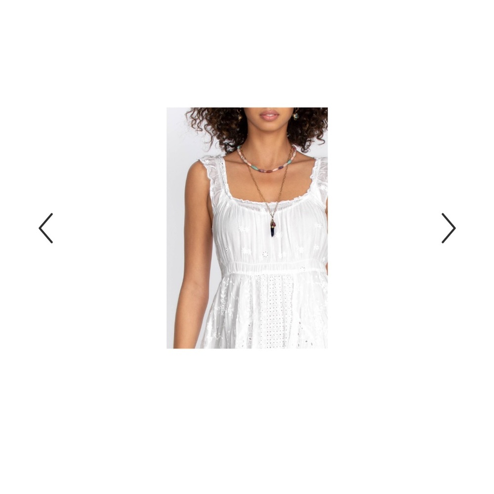 NWT Johnny Was white Siren eyelet lace dress size XL - Picture 6 of 8